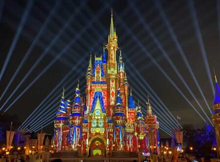 Disney World nighttime presenetations fireworks