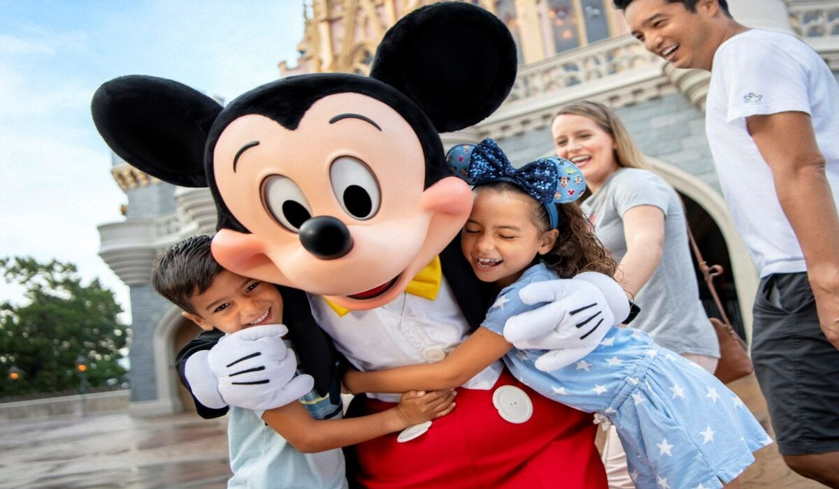 walking in disney parks