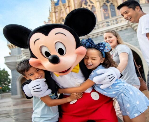 walking in disney parks